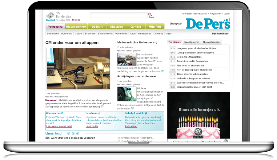 UX UI Engineering & Web development Publisher DePers
