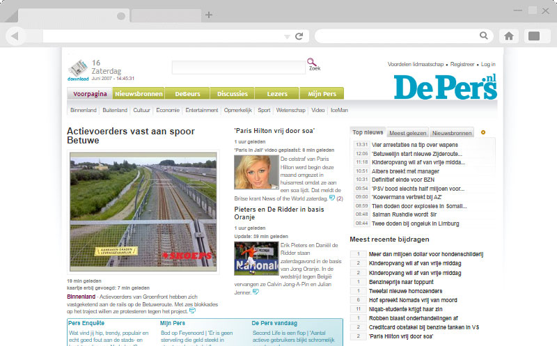 Publisher DePers main